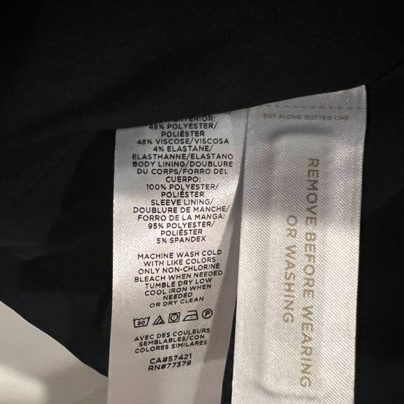 NWT Ann Taylor One Button Navy Blue Blazer - Multiple Sizes - Picture 5 of 7